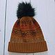 Шапка с жаккардовым узором. Шапки. Just Knitting. Ярмарка Мастеров.  Фото №4
