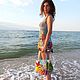 Sea tunic dress, beach dress, Irish lace. Tunics. Olga Karpenko Luizafelt. Online shopping on My Livemaster.  Фото №2