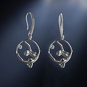 Украшения handmade. Livemaster - original item Air ring, earrings in silver. Handmade.