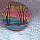 Brooch.Painting on wood. Brooches. Enamel63. Online shopping on My Livemaster.  Фото №2