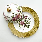 Посуда ручной работы. Ярмарка Мастеров - ручная работа Dish: Pancake Rosehip and Bumblebee. Handmade.