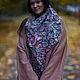 Order Women's shawl made of yarn and fabric, the fabric is created by hand. ZanKa. Livemaster. . Shawls1 Фото №3