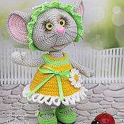 Куклы и игрушки handmade. Livemaster - original item Mouse crochet toy.. Handmade.