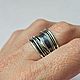 Кольцо из серебра "Черный шёлк 4". Кольца. Newstylejewelry. Интернет-магазин Ярмарка Мастеров.  Фото №2