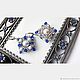 Серьги "Льдинки". Серьги классические. Tori Jewelery. Ярмарка Мастеров.  Фото №4