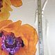 Заказать АТЛАСНЫЙ ШЕЛК БОРДЮР ЦВЕТЫ, арт.AT1105018. Италия Ткани. Ярмарка Мастеров. . Ткани Фото №3