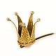 "Золотая корона для Принцессы III"  Заколка для волос (невидимка). Заколки. Elias Jewelry. Интернет-магазин Ярмарка Мастеров.  Фото №2