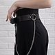  Belt with ring and chain 38mm. Straps. Ndclothes. Online shopping on My Livemaster.  Фото №2