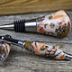 Order Gift set wine stopper and roller handle. KullikovCraft. Livemaster. . Name souvenirs Фото №3