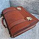Деловой кожаный портфель. Портфель. ALEX FLAIR • leather goods. Ярмарка Мастеров.  Фото №5