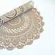 Oval Knitted napkin for coffee Table, Doilies, Samara,  Фото №1