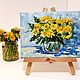 Bouquet of dandelions oil painting Buy a picture of dandelion flowers. Pictures. Vladyart. My Livemaster. Фото №6