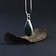 Pendant with a natural stone made of silver. Pendant. stepan-klimov. Online shopping on My Livemaster.  Фото №2