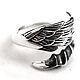 Кольцо из серебра Soft Wing DAR28-05. Кольца. Blacksilver. Интернет-магазин Ярмарка Мастеров.  Фото №2