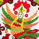 Tapestry based on the Russian national list. Tapestry. Magic stitch. My Livemaster. Фото №4