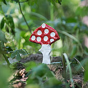 Цветы и флористика handmade. Livemaster - original item Colorful mushrooms. Pottery, moulded by hand. Handmade.