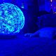 Светильник - Уран 25 см ( синий ночник, планета, ночник), Ночники, Санкт-Петербург,  Фото №1