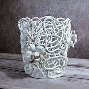 Цветы и флористика handmade. Livemaster - original item Planters of White orchids. Handmade.