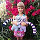Knitted toys lemur, Stuffed Toys, Volgodonsk,  Фото №1