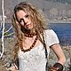Платье белое из хлопка. Платья. Альбина Черкасова Стиль+ Handmade (viaz-mir). Интернет-магазин Ярмарка Мастеров.  Фото №2