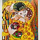 Stained glass painting 'Kiss' based on G. Klimt. Pictures. Stasy Maru. Online shopping on My Livemaster.  Фото №2