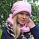 Комплект шапка бини и снуд в два оборота, Комплекты головных уборов, Москва,  Фото №1