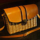 Order Bag made of eco-vine and genuine leather. vladveteran (vladveteran). Livemaster. . Crossbody bag Фото №3