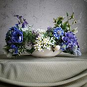 Букет цветов в вазе "Небеса обетованные"