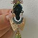 Винтаж: ВИНТАЖ СТИЛЬ Брошь Мавр Blackamoor. Броши винтажные. Vintage & Jewelry by Ev. Ivanovskaia. Ярмарка Мастеров.  Фото №5