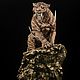 Statuette: ' Tiger on the rock', Figurine, St. Petersburg,  Фото №1