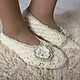 Order Veronika Slippers'. KnittedBoots. Livemaster. . Slippers Фото №3