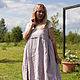 Сарафан изо льна Gray Lilac MUHA-147d. Сарафаны. MUHA (vintagechic). Ярмарка Мастеров.  Фото №6