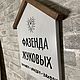Табличка на дом «Домик». Таблички. Los'-Studio. Интернет-магазин Ярмарка Мастеров.  Фото №2