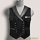 Vest 'Vitalina' made of genuine leather/ suede (any color), Vests, Podolsk,  Фото №1