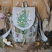 Сумки и аксессуары handmade. Livemaster - original item Textile backpack 