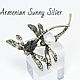 Two Dragonfly Pin Brooch with pearls in 925 Sterling Silver TS0010, Brooches, Yerevan,  Фото №1
