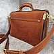 Классический портфель «Business style». Портфель. ALEX FLAIR • leather goods. Интернет-магазин Ярмарка Мастеров.  Фото №2