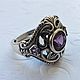 Order Ring 'Alicia' - corundum, silver. masterskai. Livemaster. . Rings Фото №3