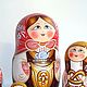 Matreshka 5 places'Marusya with a samovar'. Dolls1. Marusia. Online shopping on My Livemaster.  Фото №2