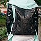 Blackstrap leather backpack. Backpacks. Shampi Bags. Online shopping on My Livemaster.  Фото №2