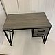 TABLES: Solid wood table in loft style. Tables. arte-di-bocelli. My Livemaster. Фото №4