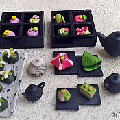 Куклы и игрушки handmade. Livemaster - original item Food for dolls - Japanese sweets Wagashi Collectible miniature. Handmade.