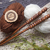 Материалы для творчества handmade. Livemaster - original item Wooden knitting Needles 10mm/305mm Birch Knitting needles made of wood. N3. Handmade.