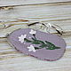 eyeglass case: Eyeglass case on a clasp, with embroidery, eyeglass case, botany, Eyeglass case, Novosibirsk,  Фото №1