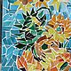 Заказать Подсолнухи. Stainedglassday (STAINEDGLASSDAY). Ярмарка Мастеров. . Картины Фото №3