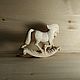 Toy rocking horse made of wood volume collectible. Figurine. Shop Oleg Savelyev Sculpture (Tallista-1). My Livemaster. Фото №5
