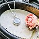 Серебряная подвеска с ониксом, Подвеска, Москва,  Фото №1