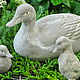 Pato con utyatami para el jardín de hormigón, de hormigón de la trama para el estanque. Garden figures. Decor concrete Azov Garden. Online shopping on My Livemaster.  Фото №2
