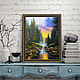 Filin-artpe Sunset oil Painting on canvas- " Forest sunset". Pictures. Filin-art. My Livemaster. Фото №4