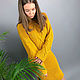Mustard knitted dress. Dresses. SHAPAR - knitting clothes. My Livemaster. Фото №4
